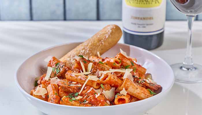 Spicy Vodka Pasta from Pope's Pizza $10 on Tuesdays